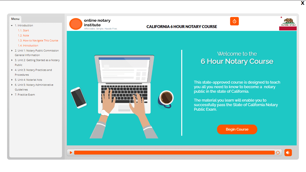 CA 6 Hour Online Notary Course Online Notary Institute CA 6 Hour Online Notary Course Online Notary Institute